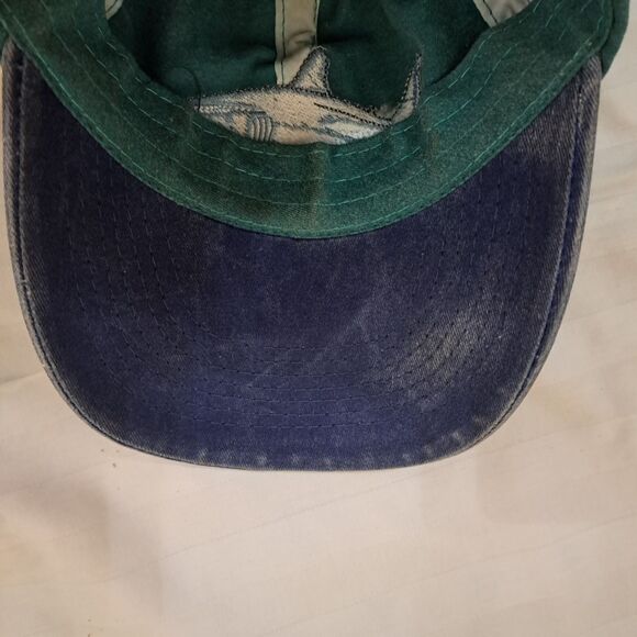 Daytona Beach Shark Distinctive Headwear Retro Faded Adjustable Baseball Hat - Picture 9 of 15